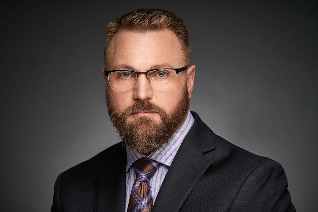 Studio portrait of a Finnish male news director